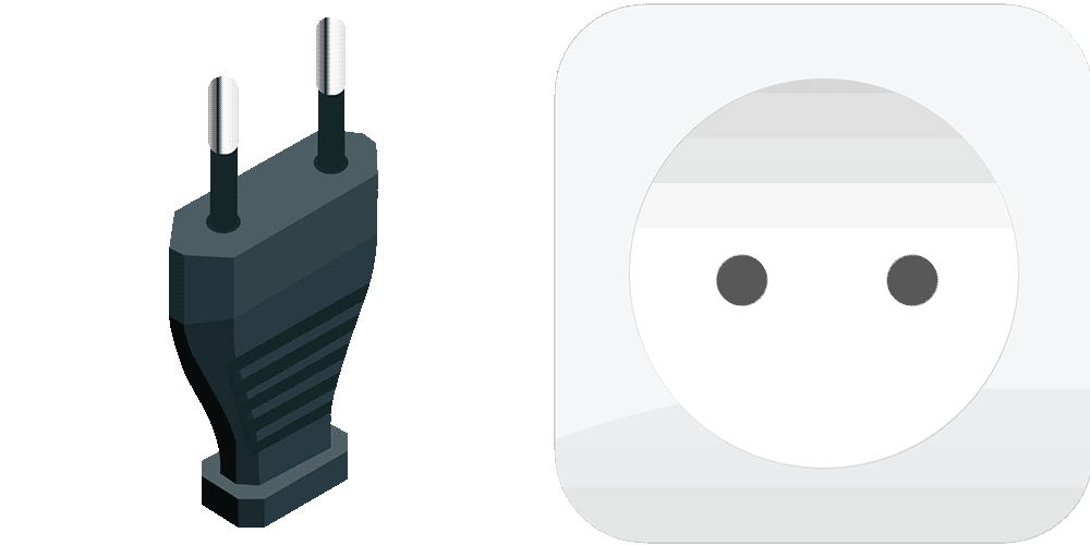 Type C plug and outlet
